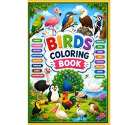 Birds Coloring Book for Kids: Easy, Simple and Cutest Birds Copy Color Book for Kids