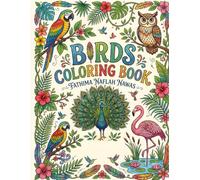 Birds Coloring Book: Fun & Easy Avian Adventures for Little Hands: 20 Cute Bird Illustrations (Sparrow, Peacock, Owl & More!) - Perfect for Toddlers & Preschoolers Ages 3-6