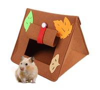 Birds Felt Bed, Bird Hamster Cage Nest, Comfy Small Animal Hammock, Washable Hamster Hideaway Nest, Fashionable for Chinchillas, Hamsters, and Other Small Pets Color BlueGreyCoffee