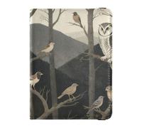 Birds in Winter Safari - Funda de piel para pasaporte, gran capacidad, para mujer, esencial para viajes