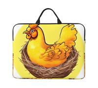 Bird'S Nest Golden Chicken - Bolsa para portátil de 14 pulgadas con forro a prueba de golpes y diseño portátil, adecuada para negocios y uso diario.