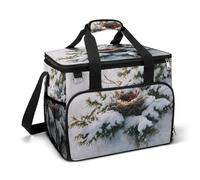 Bird's Nest in The Evergreen Tree - Bolsa térmica térmica para playa, portátil, a prueba de fugas, con correa para el hombro