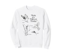 Birds of a Different Feather Backyard Birdwatching Sketch Sudadera