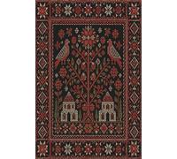 Birds of Palestine: Heritage Embroidery Collection: Traditional Tatreez Artwork Inspired by Folk Birds, Historic Cities, and Cultural Textile Design