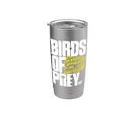 Birds of Prey White and Yellow Logo Vaso térmico de acero inoxidable de doble pared