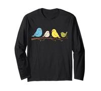 Birds On A Branch Bird Watcher Bird Watching Birding Manga Larga