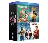 DC Universe - Coffret 5 films : Birds of Prey et la fantabuleuse histoire de Harley Quinn + Shazam! + Aquaman + Wonder Woman + Man of Steel [Francia] [Blu-ray]