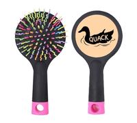 Birds Quack Duck Cucoloris Salon - Cepillo para desenredar el cabello, base acolchada