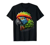 Birds Santa Hat Xmas Tree Holiday Birds Lover Christmas Camiseta