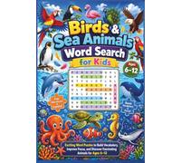 Birds & Sea Animals Word Search for Kids