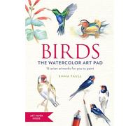 BIRDS Watercolor Art Pad for me: 15 beautiful artworks for you to paint