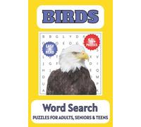 Birds Word Search Puzzle Book: Word Searches with Easy to Read Print about Birds, Animals, Birds Species and More | 6x9 inches, 110 pages | 50+ Puzzles ... Gift for Vocations, Holidays and Free Times