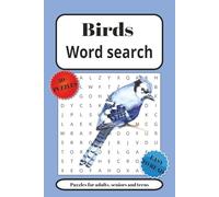 Birds Word Search Puzzle Book: Word Searches with easy to read print about birds, animals, nature and more | 6x9 inches, 110 pages | 50+ Puzzles ... Gift for vacations, holidays and free times