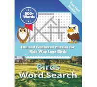 Birds Word Search Puzzle Book: Word Searches with Easy to Read Print about Birds, Animals, Wildlife, and more | 8.5x11 inches, 121 pages | 70 Puzzles ... Gift For Vacation, Holiday, and Free Times.