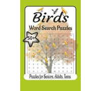 Birds Word Search Puzzle Book: Word Searches with Easy to Read Print about Birds, Wildlife, Nature and more / 6x9 inches, 110 pages / 50+ Puzzles...Gift for Vacations, Holidays, and Leisure Time