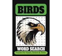 Birds Word Search Puzzle: Word Searches with Easy to Read Print about Birds, Discover the World of Birds, One Word at a Time, A Fun and Feathered ... Gift for vacations, Holidays & Free Time.
