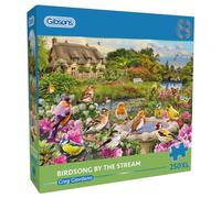 Birdsong by the Stream - Rompecabezas de 250 piezas XL | Rompecabezas de campo | Rompecabezas de piezas extragrandes para adultos | Tablero 100% reciclado de primera calidad | Gran regalo para adultos