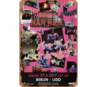 Birdy Nam Nam - Birdy Nam Nam, Berlín 2017 - Placa de metal de 20,3 x 30,5 cm, decoración de pared retro vintage