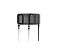 birene Aparador Moderno y Sencillo: Estante Decorativo y Organizador for la Entrada.(Black)