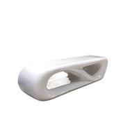 birene Banco de Exterior, Banco de Exterior de FRP, Asientos comerciales for centros comerciales y Jardines Banco de Patio(White,150cm)