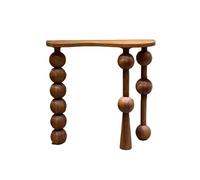 birene Consola de Madera Maciza de 99 cm, Mesa de sofá rústica for Entrada de Granja(Brown)