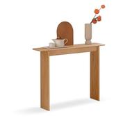 birene Consola de Madera Maciza de 99 cm, Mesa Estrecha for sofá de Sala de Estar