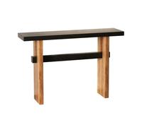 birene Consola de Madera rústica marrón, Mesa Estrecha for sofá de Entrada y Pasillo.