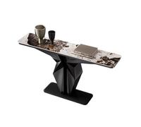 birene Consola Estrecha de 120 cm, Moderna Mesa de sofá for recibidor y Pasillo(Black)