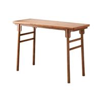 birene Consola Estrecha Estilo Granja de 120 cm, Mesa de sofá de Madera for la Entrada de la Sala de Estar