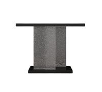 birene Consola Estrecha Moderna de Madera for Entrada, sofá, TV y Escritorio(Black)