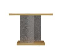 birene Consola Estrecha Moderna de Madera for Entrada, sofá, TV y Escritorio(Natural)