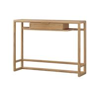 birene Consola Extra Larga de 120 cm con cajones for Entrada y vestíbulo(Natural)