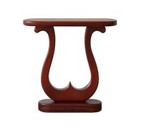 birene Consola Moderna de Madera Maciza de Estilo Chino for Entrada y Sala de Estar.(Red,L)