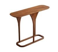 birene Consola rústica de 120 cm con Base geométrica for Sala de Estar