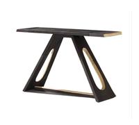birene Consola Vintage de Madera Maciza, Mesa de sofá Estrecha de 130 cm for Entrada y Sala de Estar.