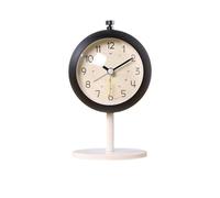 birene Despertador Reloj Despertador for Estudiantes, Despertador Especial, Dioses, mesita de Noche, Dormitorio, Escuela Secundaria, Reloj de Escritorio(Black)