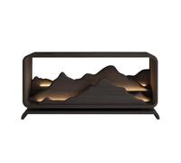 birene Elegante Escritorio de recibidor con Vista Frontal: Mueble de Entrada Decorativo for Hotel y decoración del hogar.(120cm)