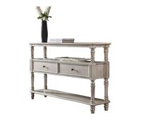 birene Mesa de Entrada con Respaldo de sofá, Organizador de divisiones for Espacios pequeños, Mesa de vestíbulo Minimalista Moderna(140cm)