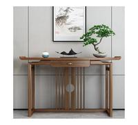 birene Mesa de Entrada de Madera Maciza con cajones de Almacenamiento, cómoda de Pasillo, Mesa Auxiliar pequeña for Entrada(100cm)
