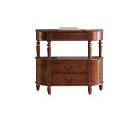 birene Mesa de Entrada de Madera Maciza, Mueble de Almacenamiento Vintage for Comedor y Pasillo: Elegante y Duradero.(120cm)