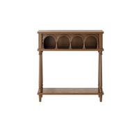 birene Mesa de Entrada de Madera Maciza: Mueble de recibidor de Estilo rústico for Sala de Estar y decoración del hogar.