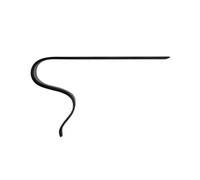 birene Mesa de Entrada, Mesa Auxiliar Decorativa de Pared, Estante(Black)