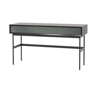 birene Mesa de Entrada Moderna de Mediados de Siglo con 3 cajones, Consola Estrecha de Estilo rústico for Pasillo y Sala de Estar.(Black,L)