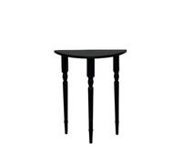 birene Mesa de Entrada semicircular de Madera Maciza, Consola Estrecha for Pasillo de Sala de Estar(100cm)