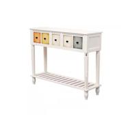birene Mueble de Entrada de Madera Maciza, Moderno y Minimalista, con Estante de Pared Largo for Almacenamiento.