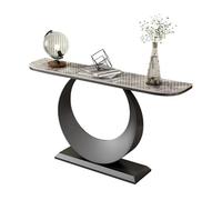 birene Mueble de Entrada Moderno: Mesa de Pasillo Delgada de Pared con Estante de Almacenamiento(100cm)