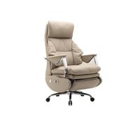 birene Silla de Oficina Silla de Oficina ejecutiva eléctrica de Cuero Genuino, reclinable, ergonómica, for computadora, for una Mayor Comodidad Durante Largos períodos de Tiempo.