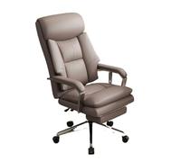 birene Silla de Oficina Silla de Oficina ergonómica con función reclinable, Silla ejecutiva de Cuero Premium for el hogar, cómoda y Larga duración.