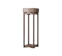 birene Soporte para jarrón Estante de bonsái ligero de lujo con cajones, soporte for macetas de pie for sala de estar y estudio(S)