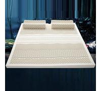 BIRJXVTO Colchón De Látex Natural 100% Tailandia con Funda Colchón De Caucho Puro Natural Cama De 1,8 M Colchoneta De Cojín De Dormitorio De Casa Engrosada De 1,5 M,Thickness 2.5cm,110x200cm